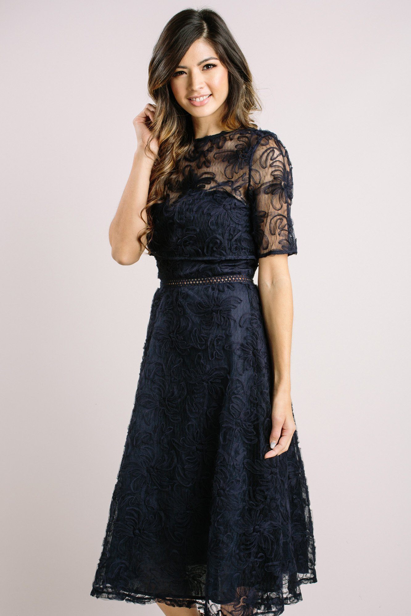 Cute Lace Dresses, Formal Lace Dresses - Morning Lavender Cute Lace Dresses, Formal Lace Dresses - Morning Lavender