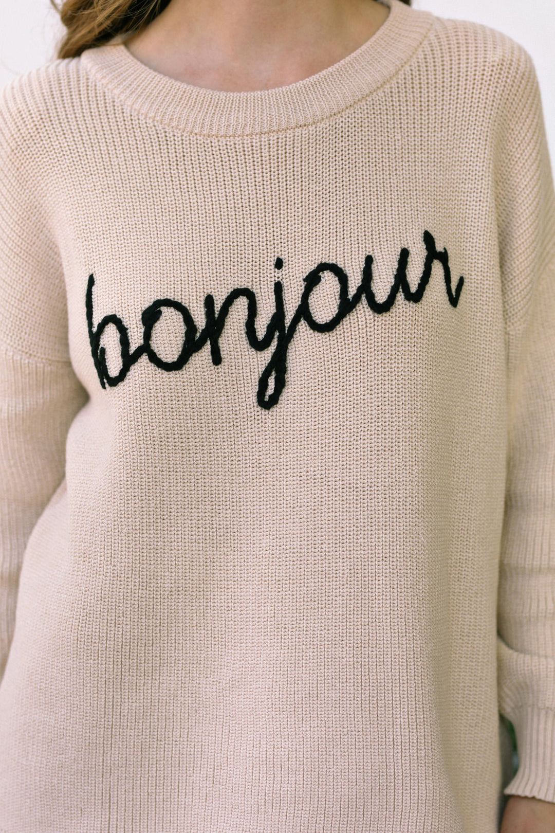 Bonnie Bonjour Oversized Sweater