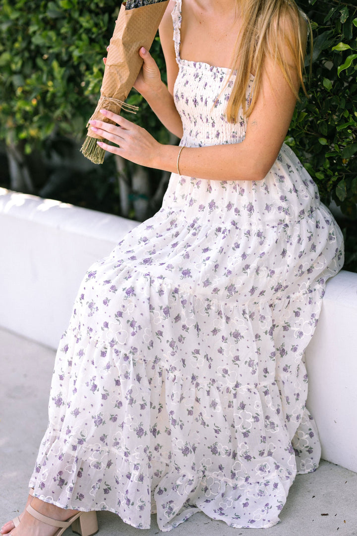 Danielle Floral Smocked Dress