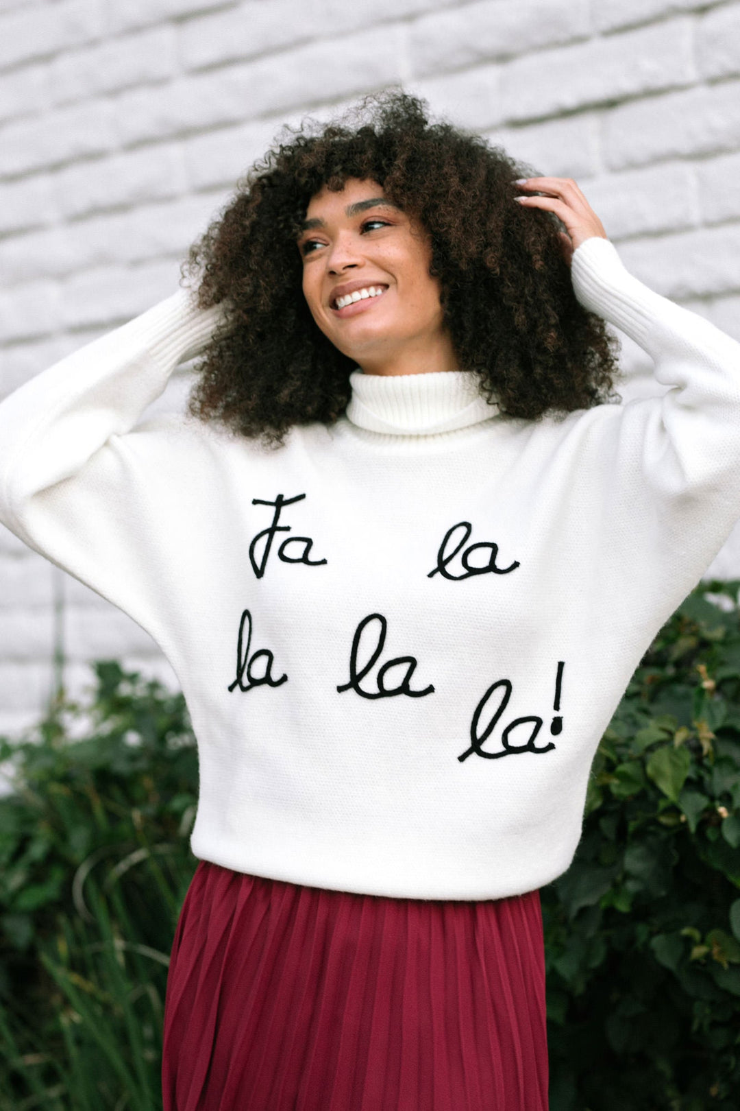 Fernanda Falalalala Knit Sweater