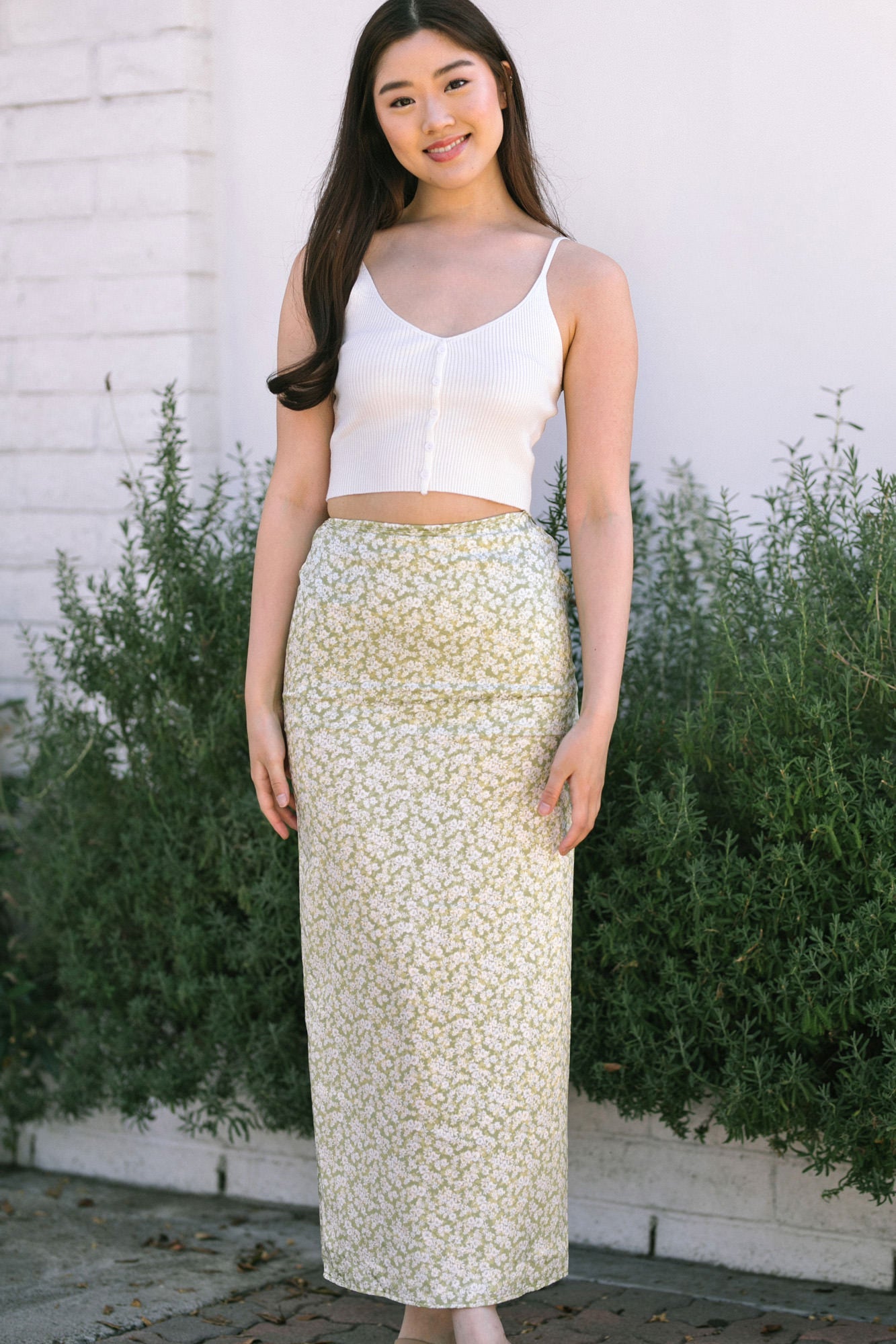 Ivy Floral Maxi Skirt