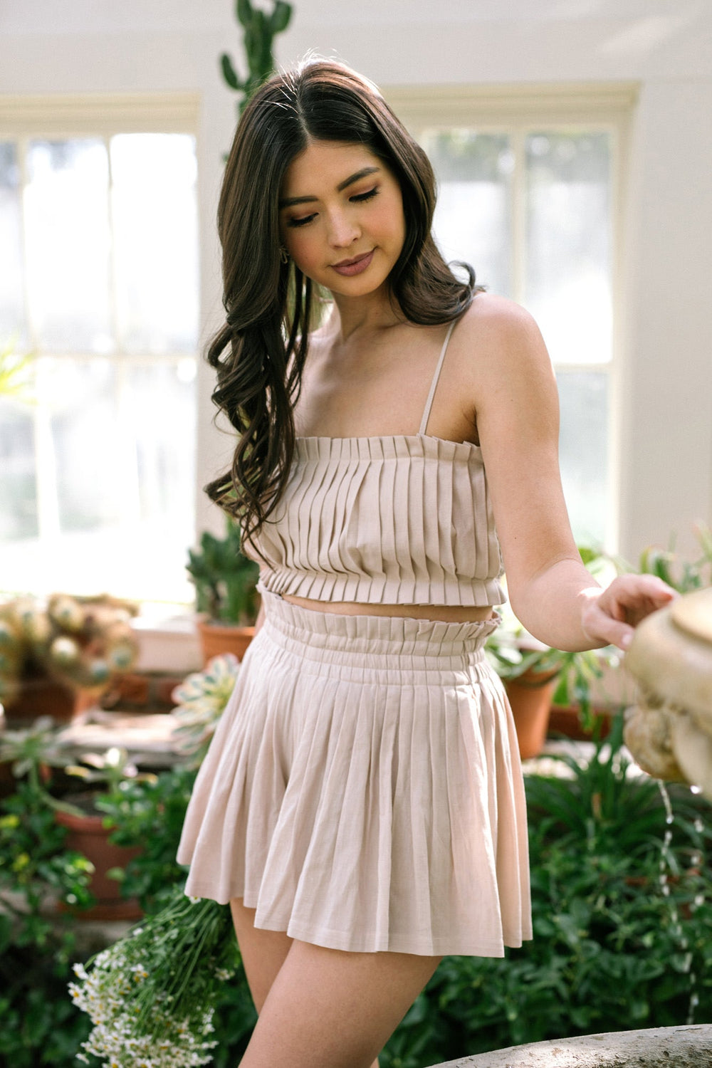 Blythe Pleated Two Piece Set