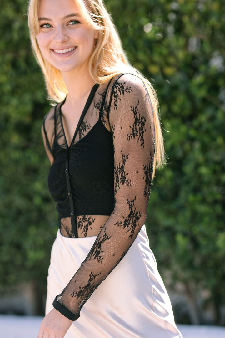 Mariana Sheer Lace Bodysuit