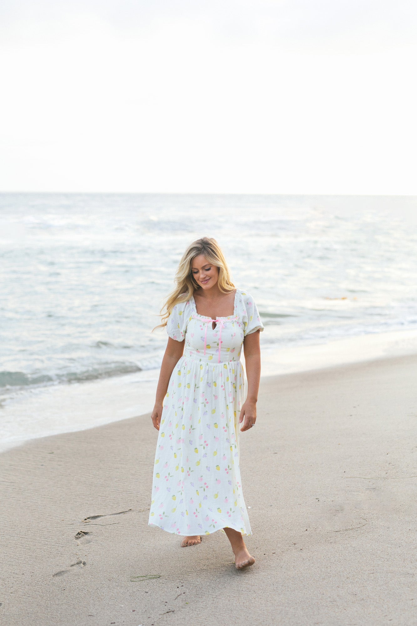Juliet Fruit Midi Dress