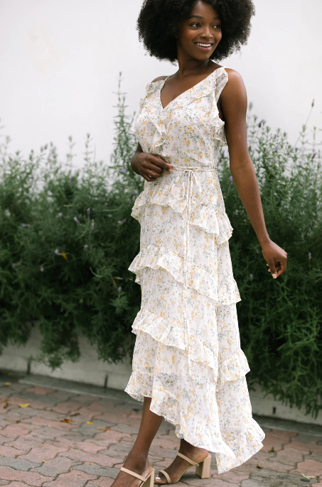 Morning Lavender Maxi Dress 