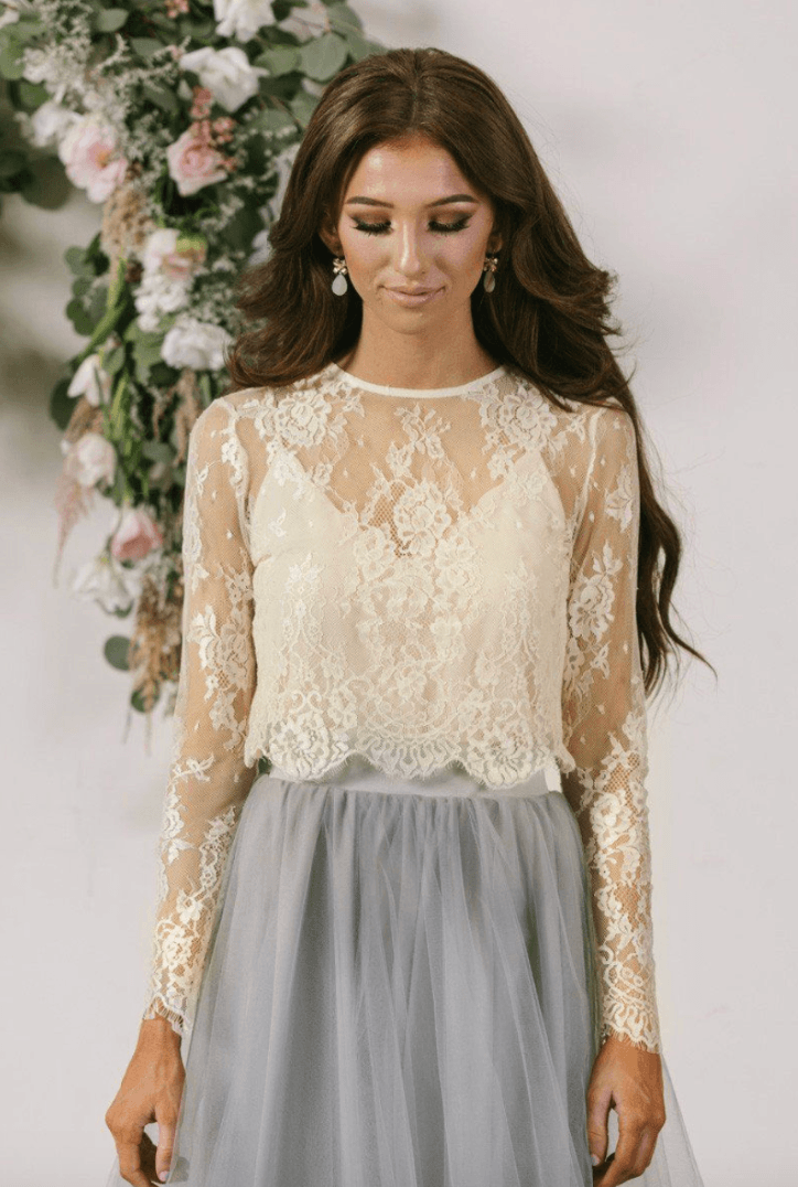 How to Use a Lace Crop Top This Spring