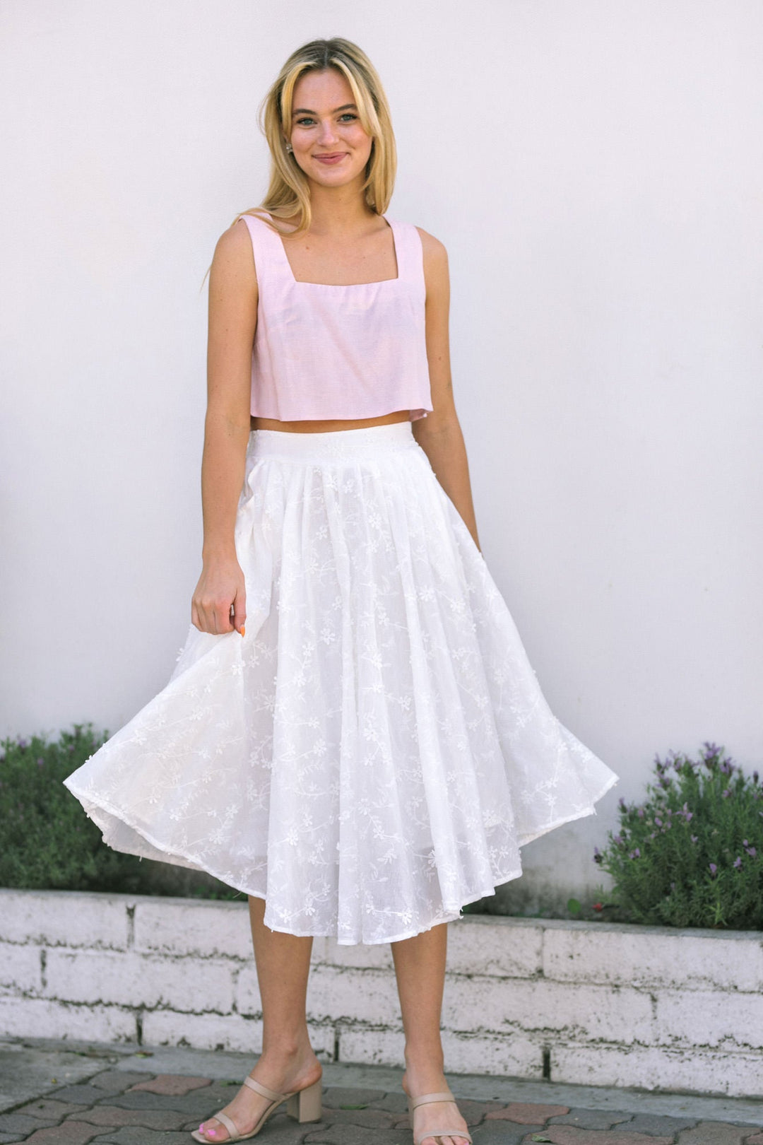 Augustine Floral Midi Skirt