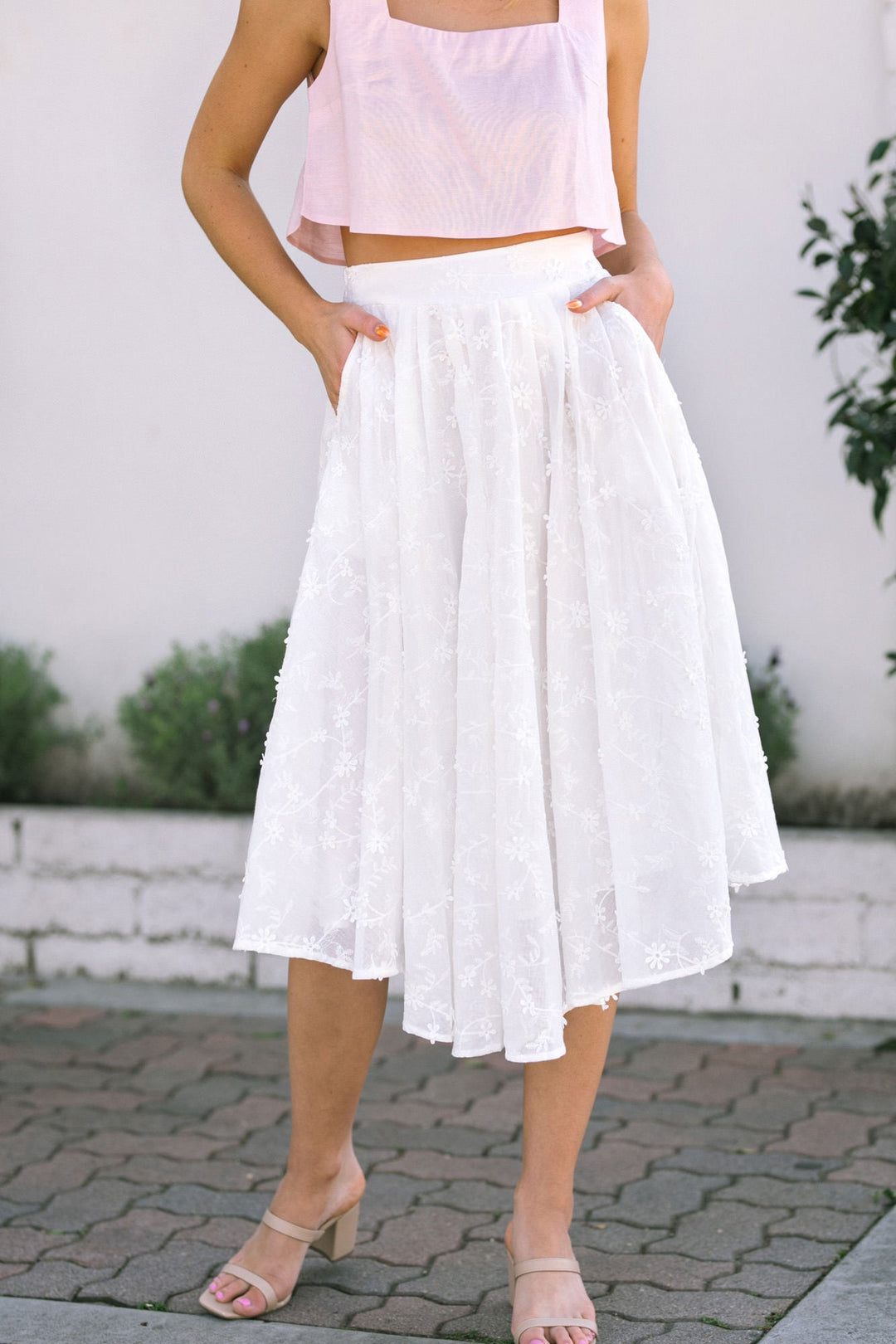 Augustine Floral Midi Skirt