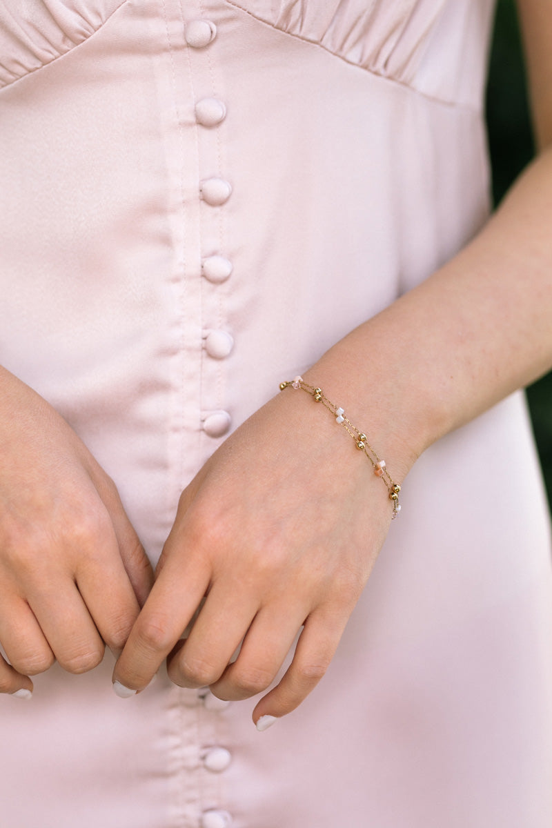 Alexia Beaded Layered Bracelets