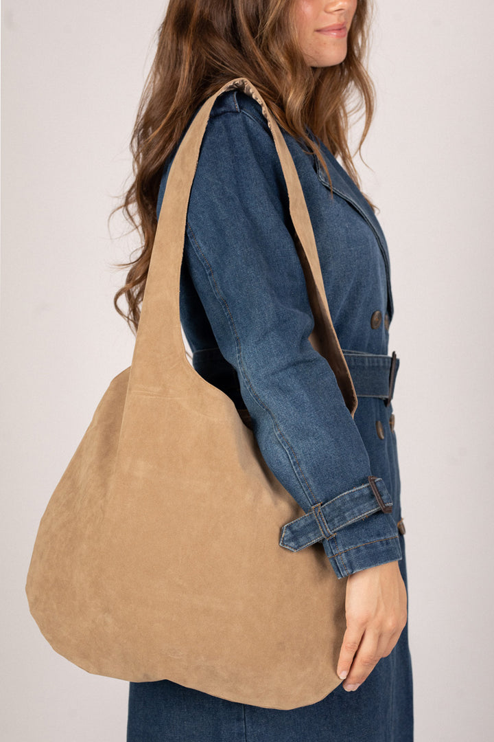 Sienna Suede Hobo Bag