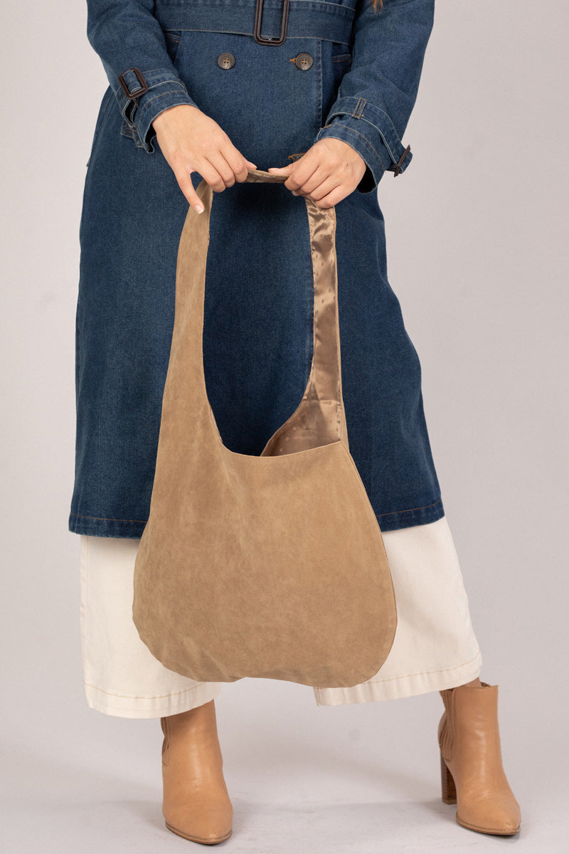 Sienna Suede Hobo Bag