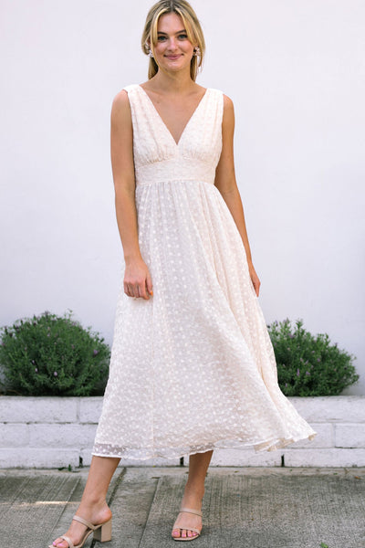 Morning After Dress Ivory/Cognac main image 1