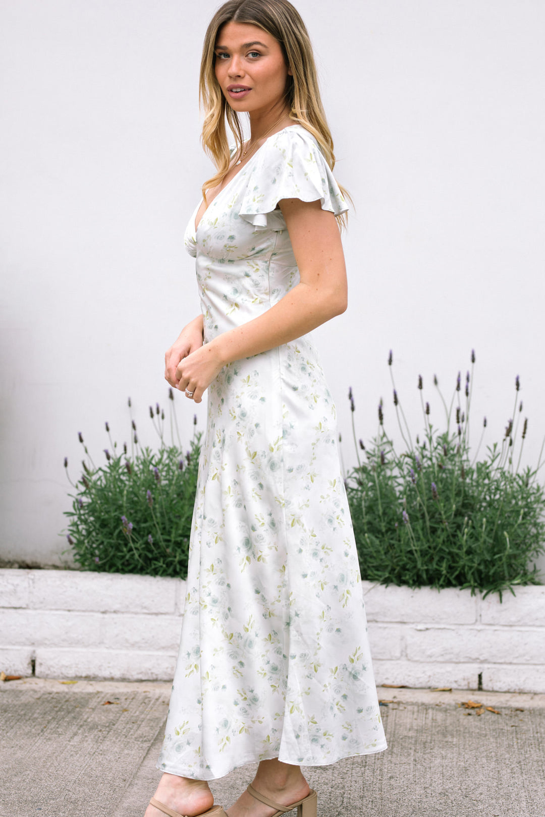 Jasmine Floral Satin Dress - Morning Lavender Boutique Dresses Mustard Floral / Large by Morning Lavender Jasmine Floral Satin Dress - Morning Lavender Boutique Dresses Mustard Floral / Large by Morning Lavender