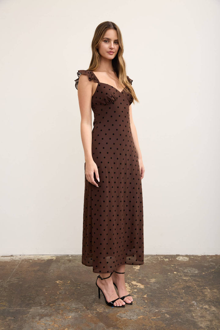 Maddie Sweetheart Midi Dress