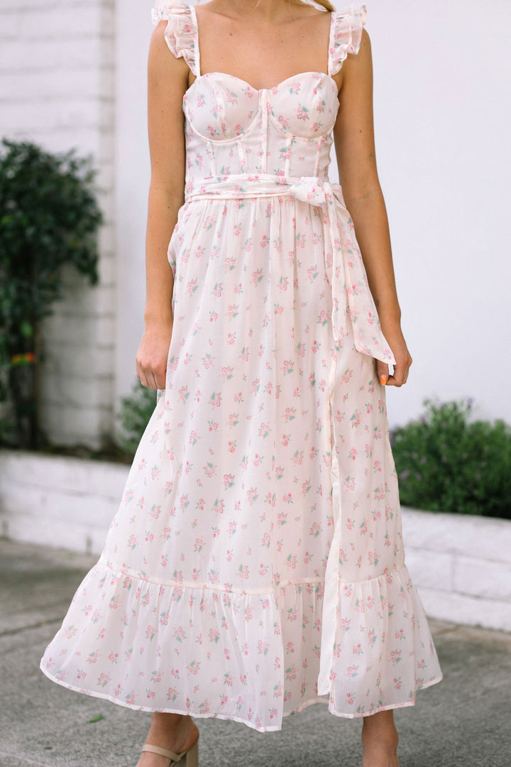 Colette Corset Floral Dress