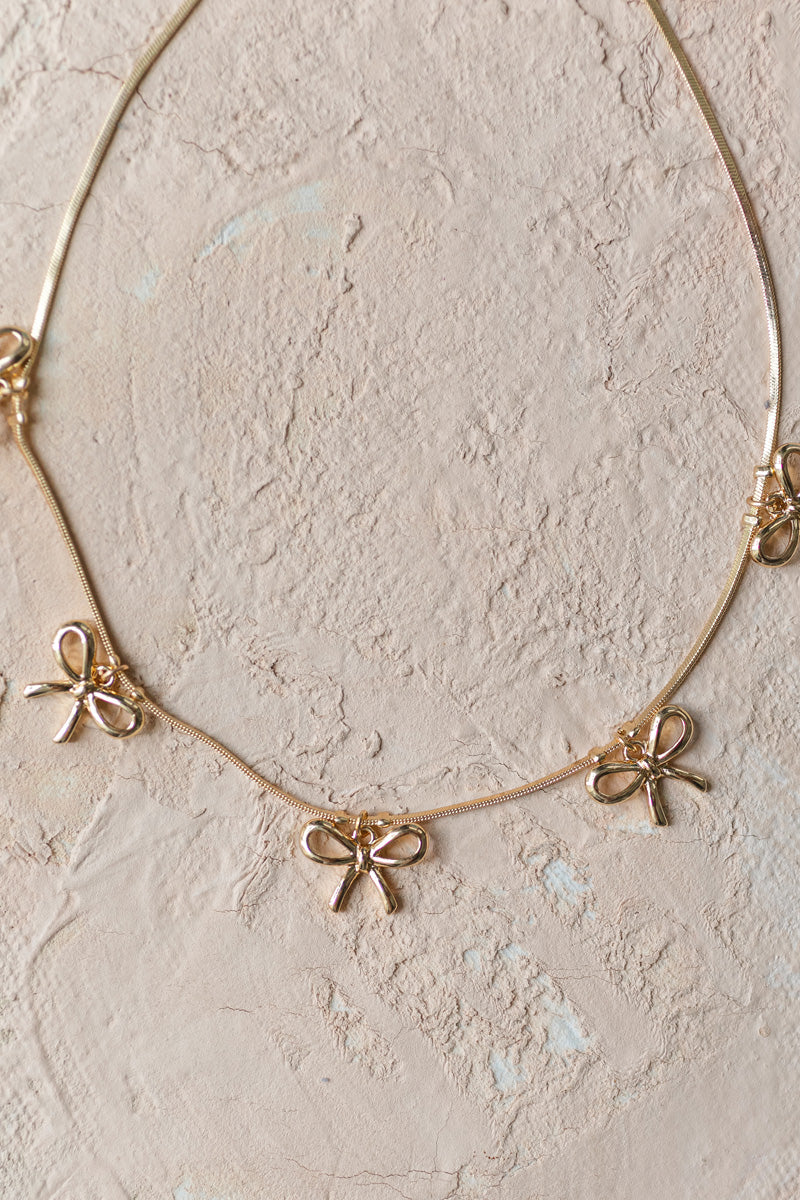 Harlow Bow Necklace