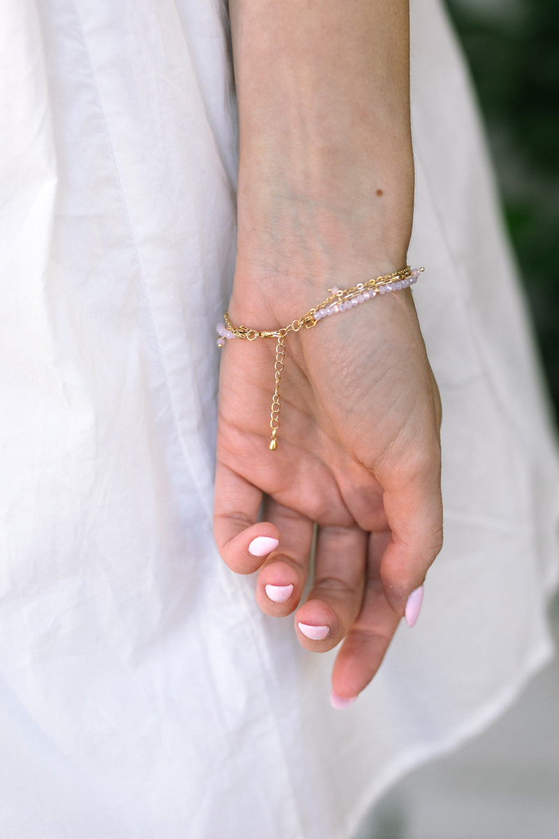 Hazel Beaded Layered Bracelet