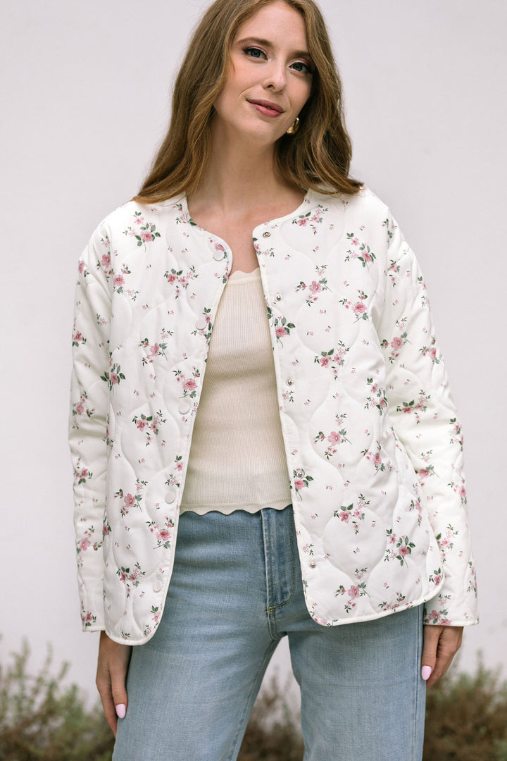 Aspen Quilted Floral Jacket