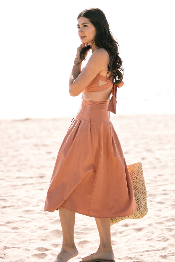 Arizona Pleated Midi Skirt