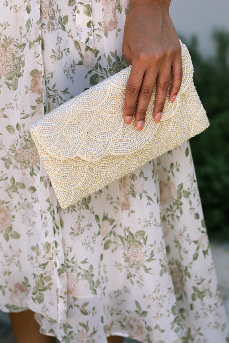 Zoey Beaded Clutch