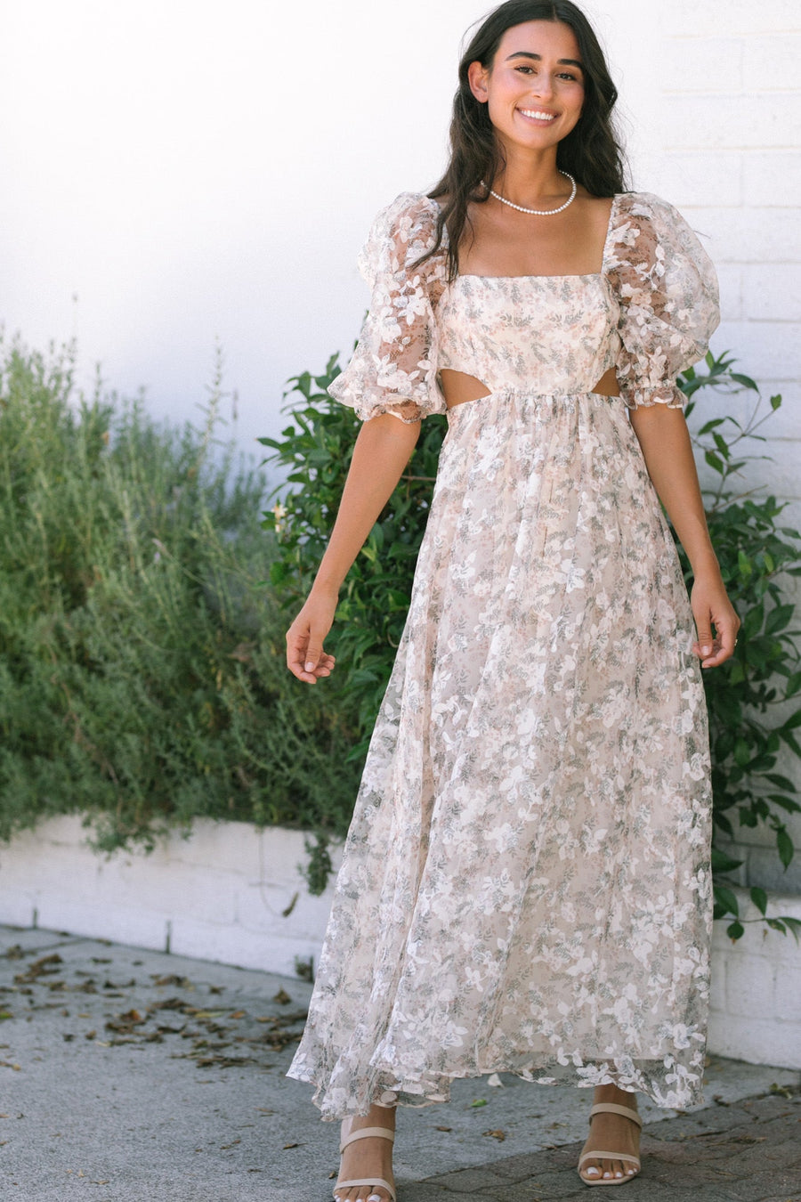 Anne Babydoll Maxi Dress - Morning Lavender Boutique Dresses