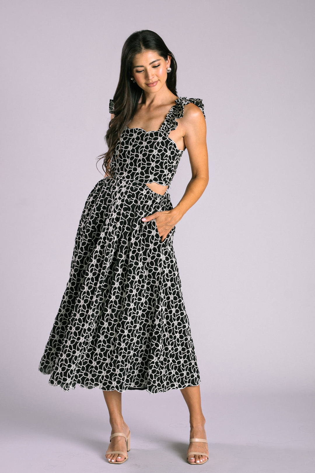 Carissa Cutout Midi Dress