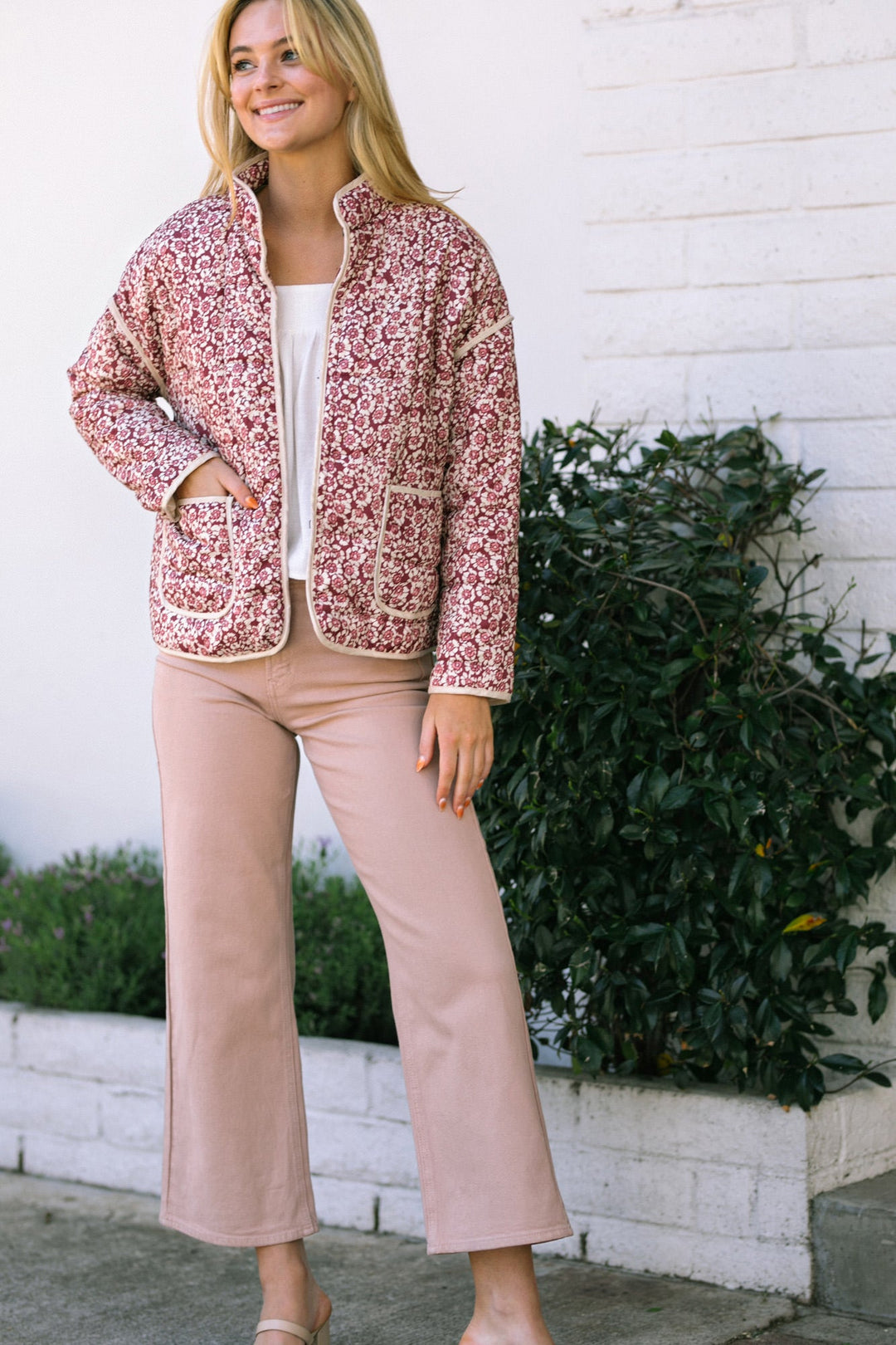 Shaina Quilted Floral Jacket