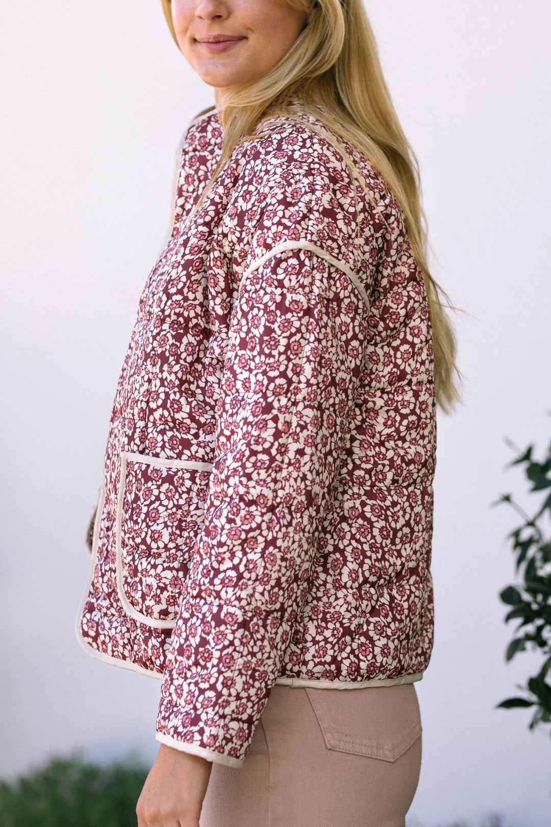 Shaina Quilted Floral Jacket