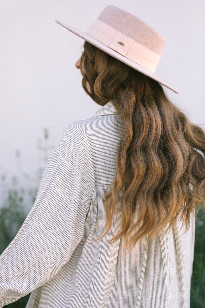 Shayla Panama Hat with Wide Band