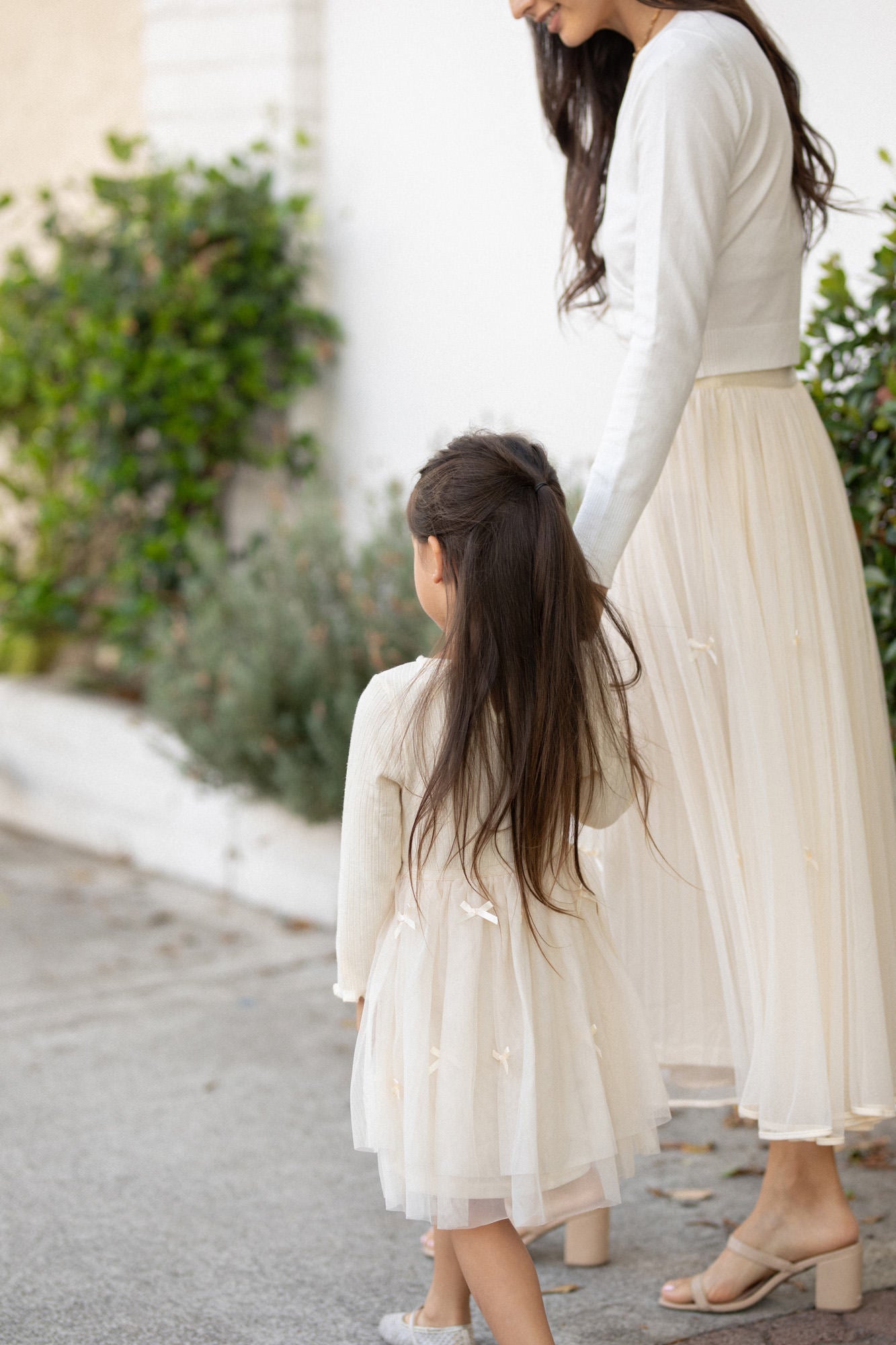 Girls Nicole Ribbed Tulle Dress - Morning Lavender Boutique Dresses