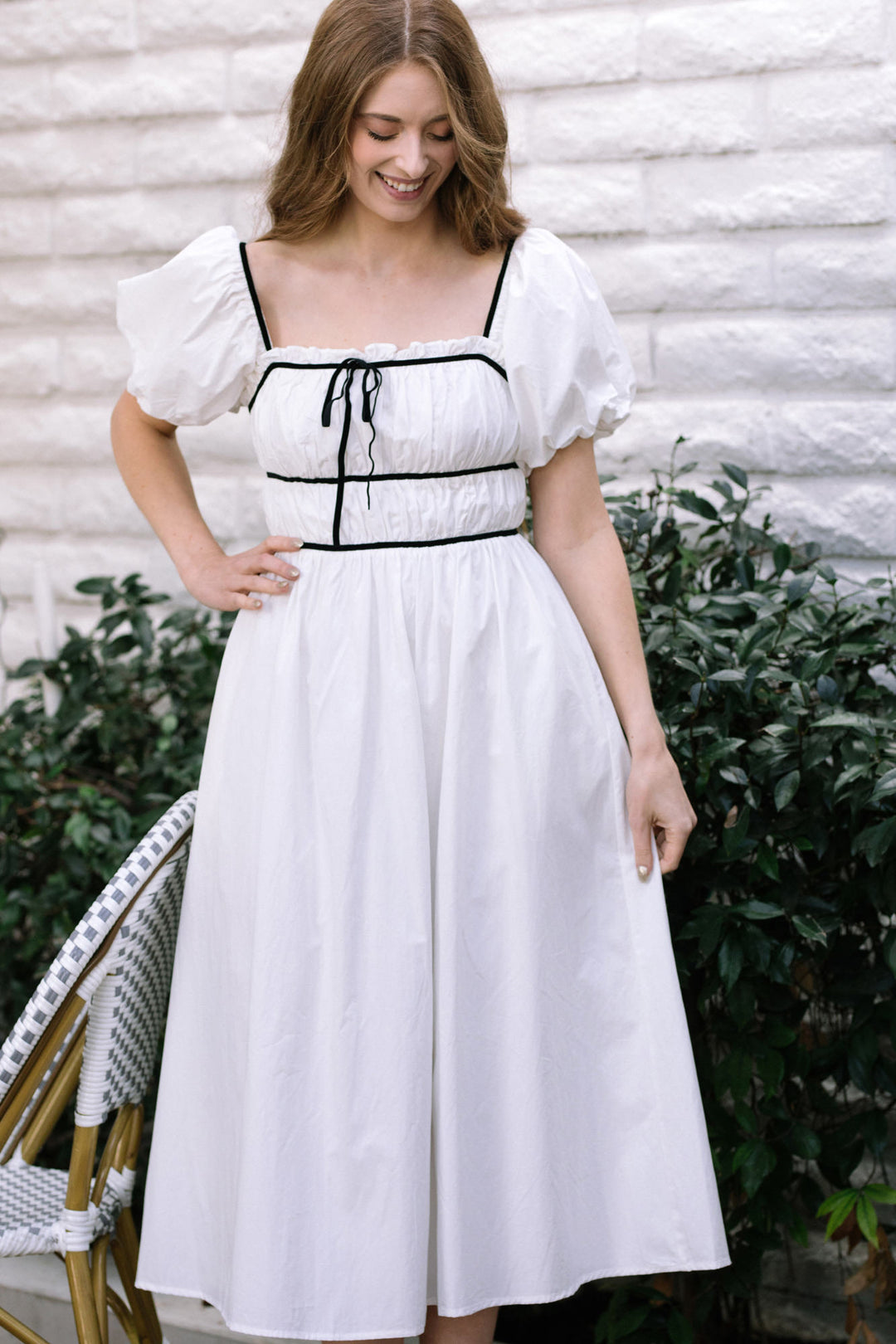 flattering midi dresses Loose Linen Midi Dress, Summer Midi Dress, Navy Blue Linen Dress, Linen Dress with Pockets, Pleated Linen Dress, Linen Dress for Women, L / Moroccan