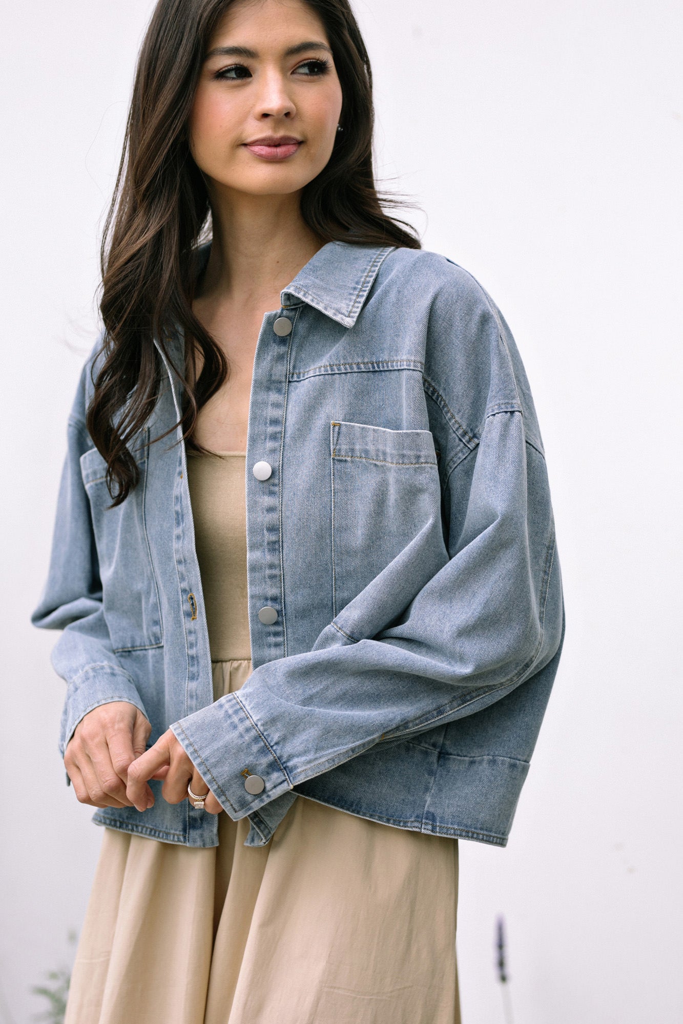 ジャケット・アウター denim over shirt jacket(unisex)/indigo Denim Overshirt | Indigo | Crossroads Of The Big Sky Collection
