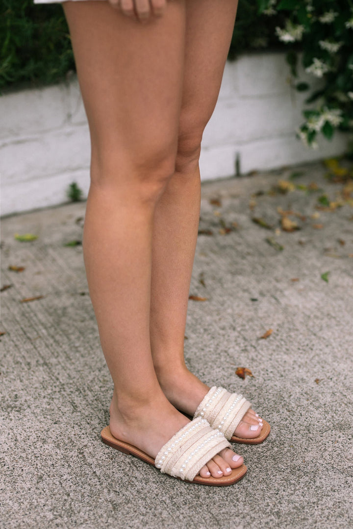 Ash Pearl Slide Sandals