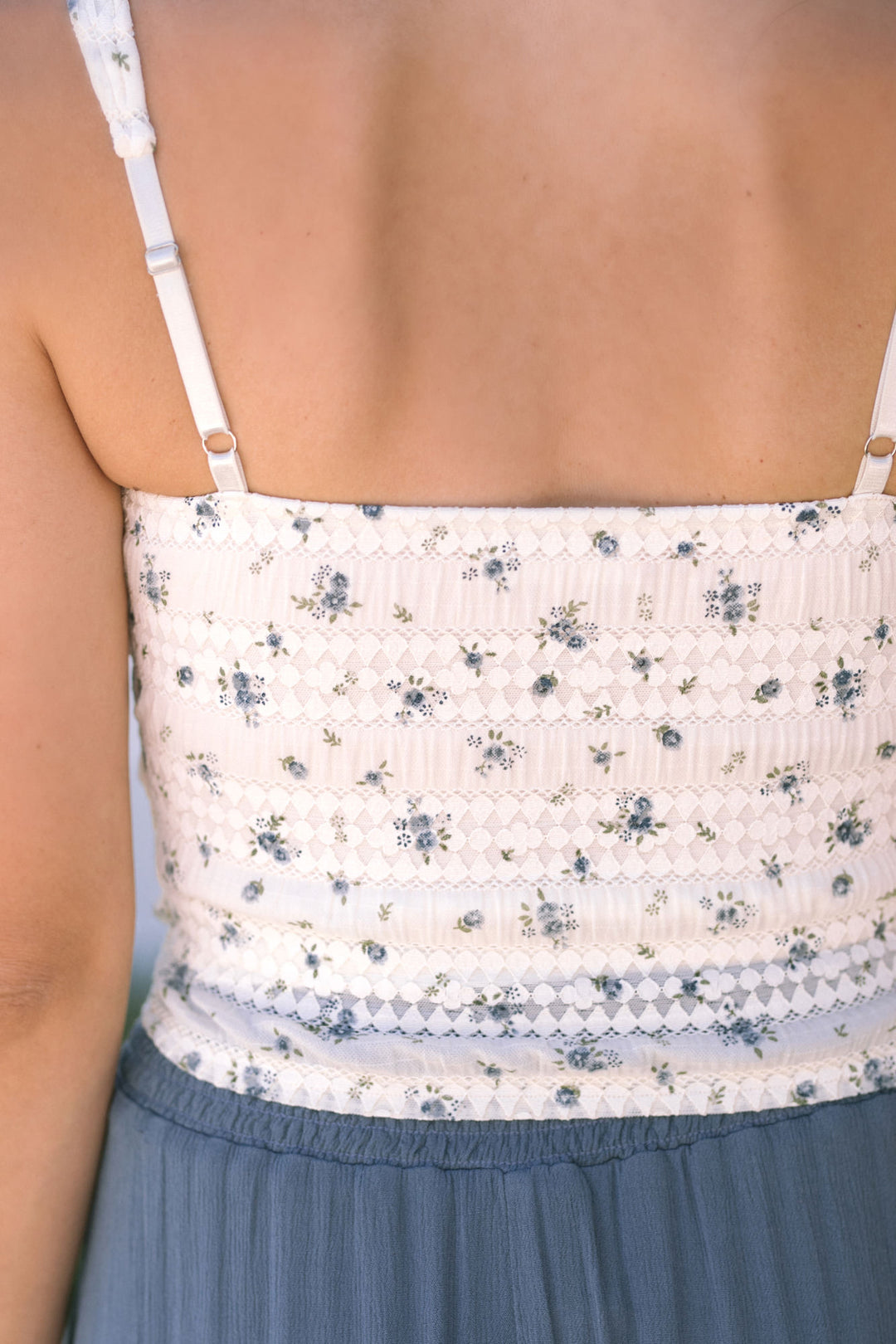 Arielle Floral Ruffled Tank