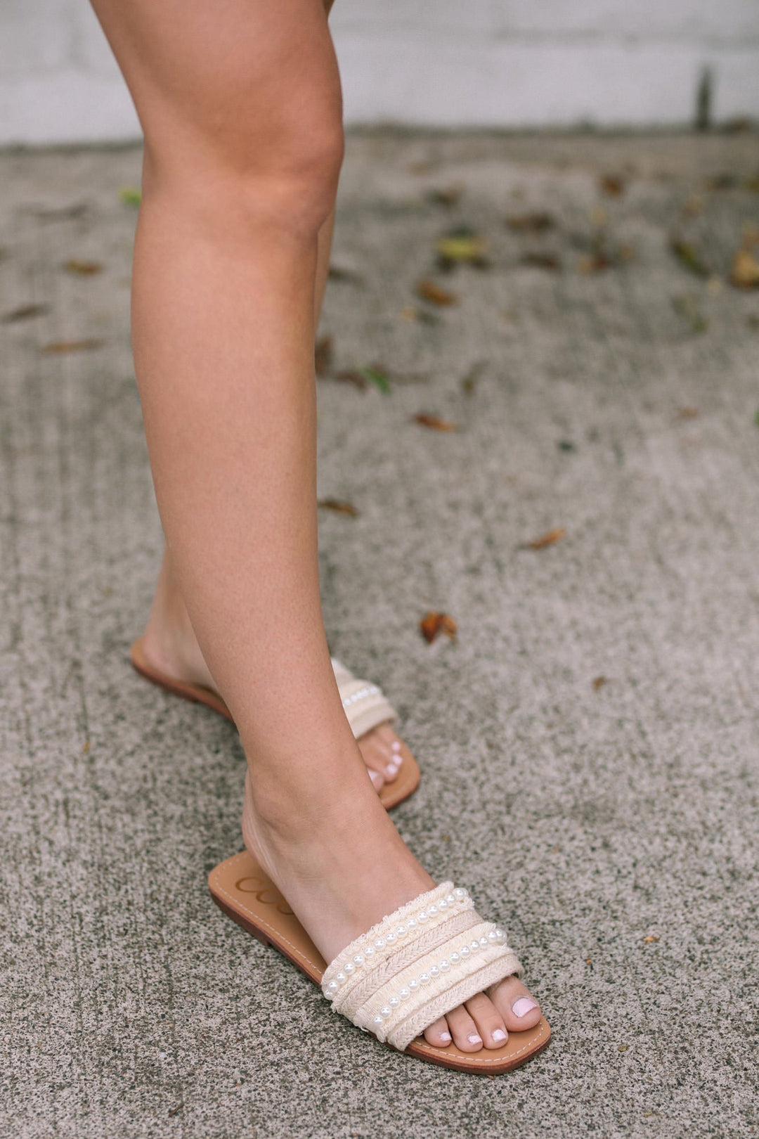 Ash Pearl Slide Sandals