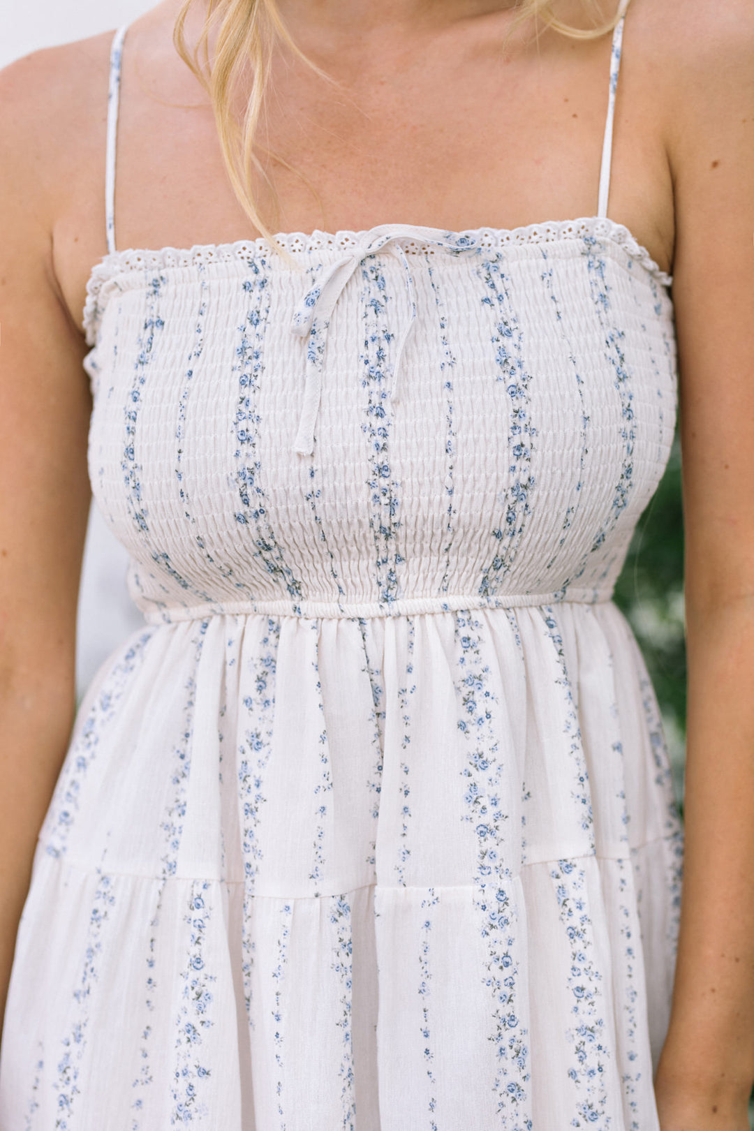 Molly Smocked Mini Dress