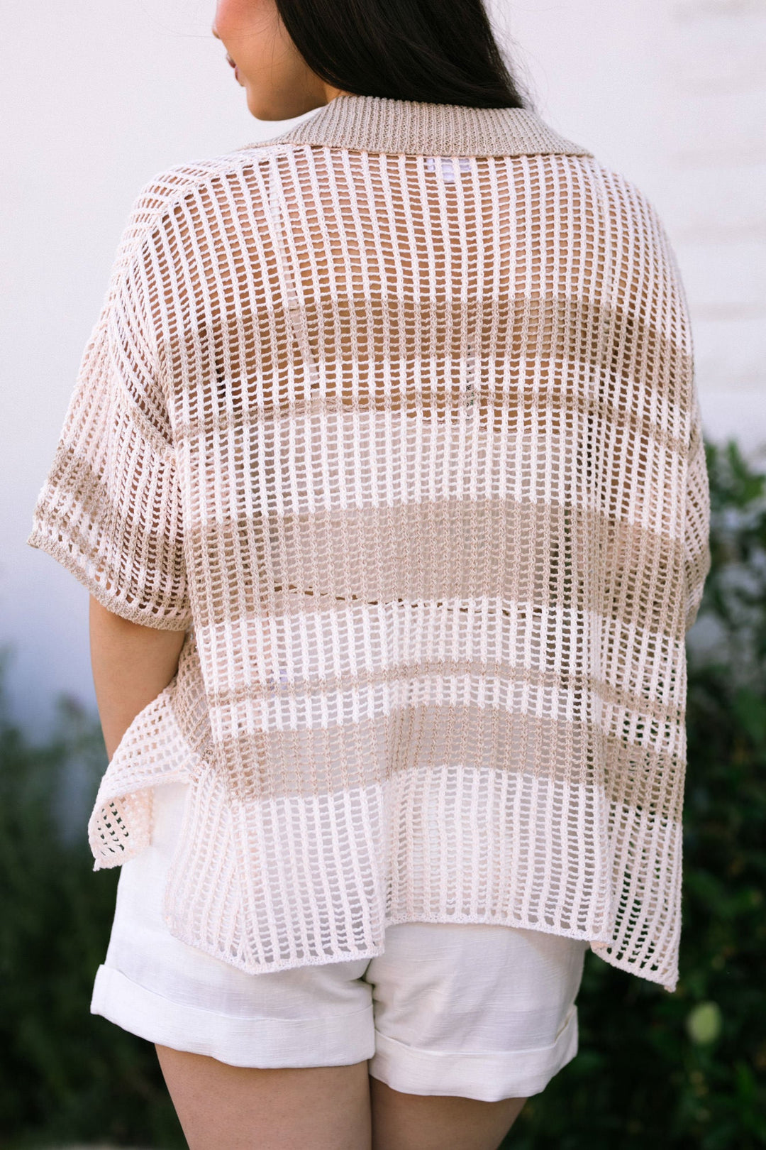 Dani Crochet Knit Shirt