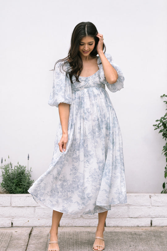 Dani Dress Forest And Lavender