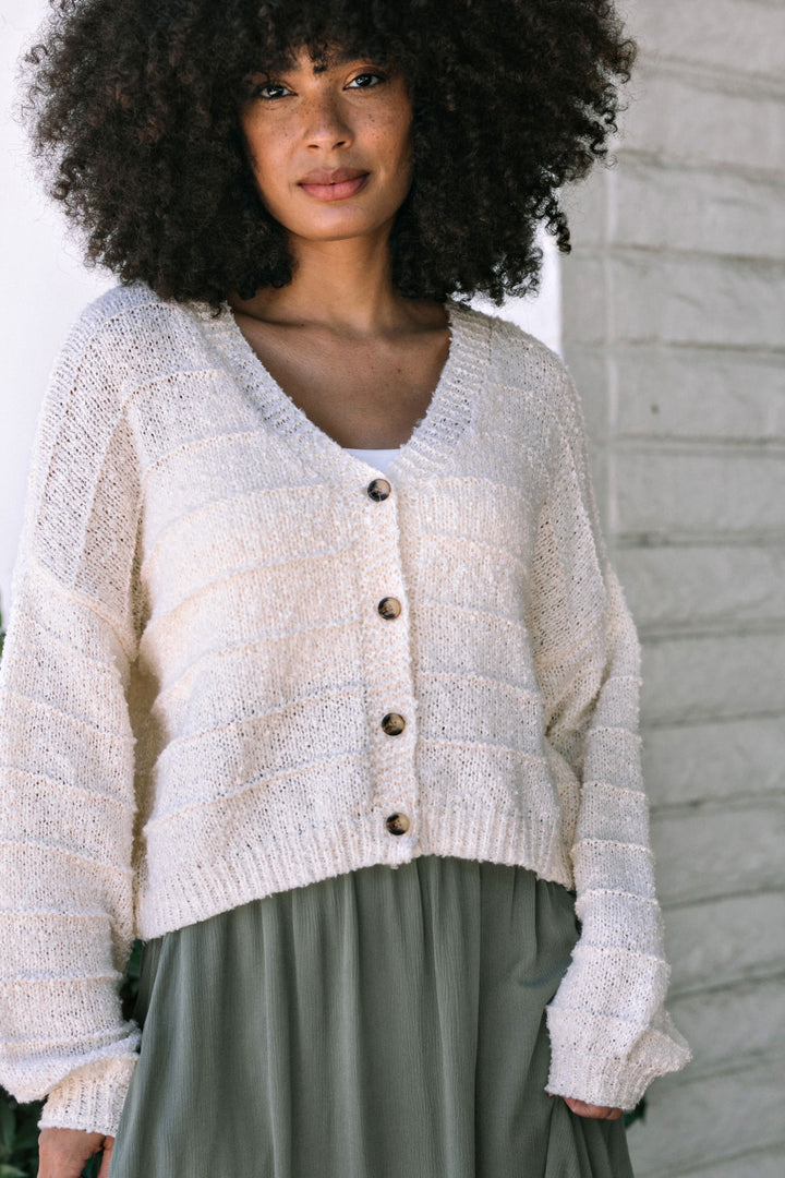 Bria Buttoned Knit Cardigan