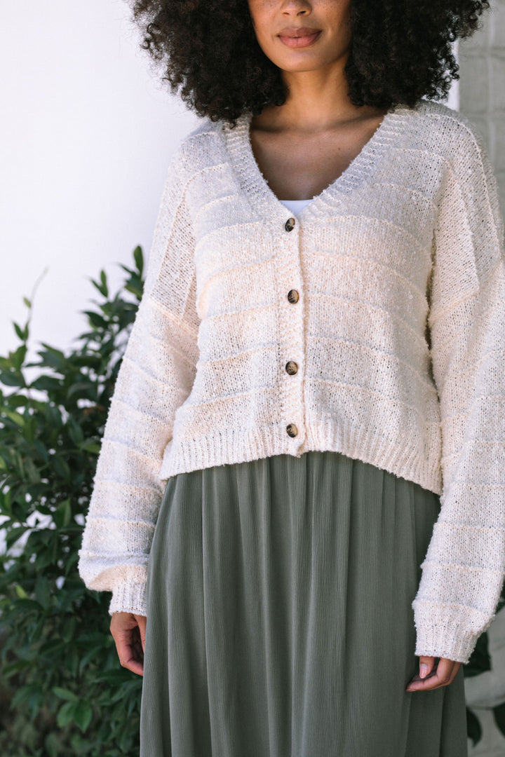 Bria Buttoned Knit Cardigan