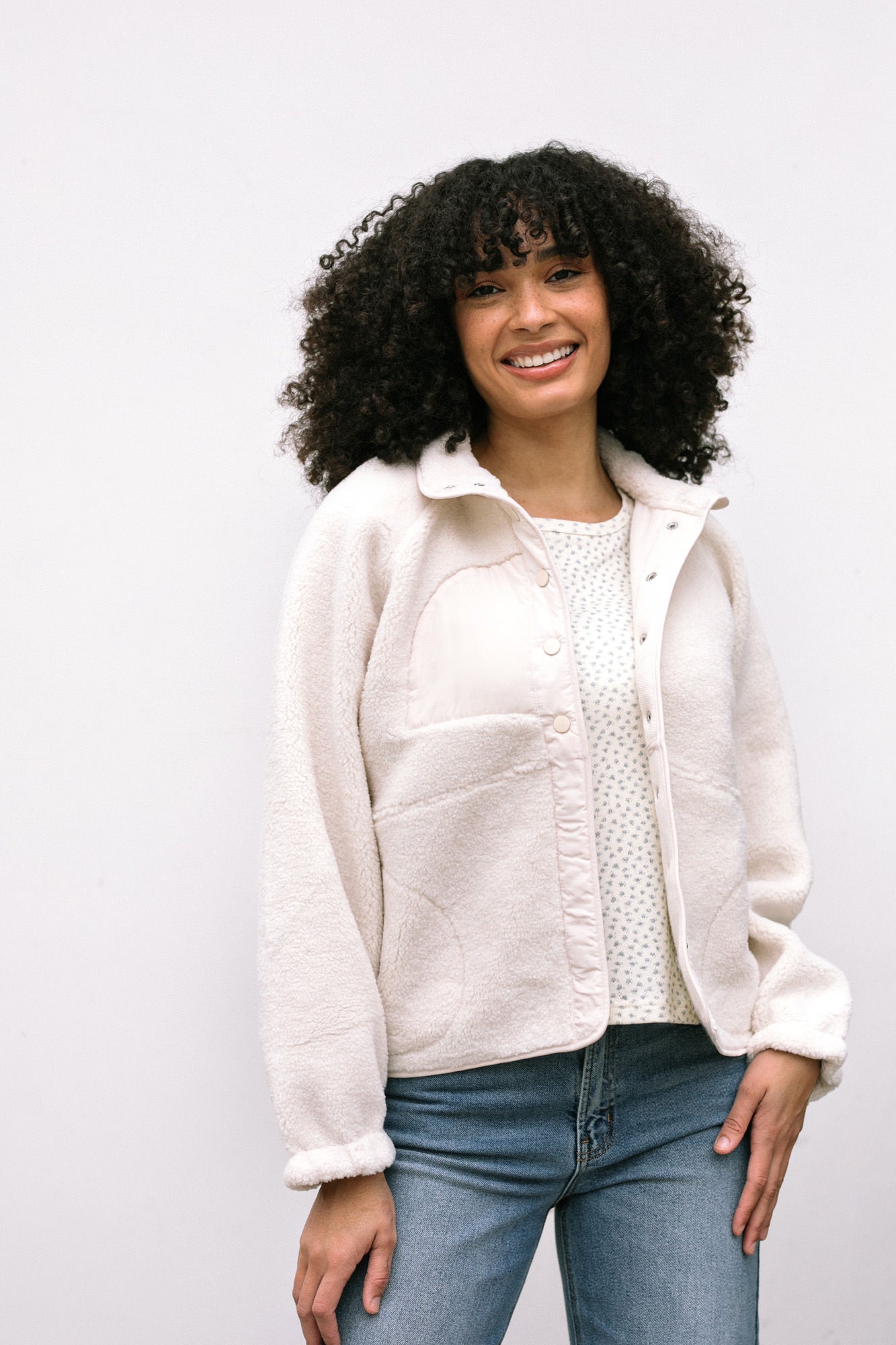 Bryce Snap Fleece Jacket - Morning Lavender Boutique Outerwear