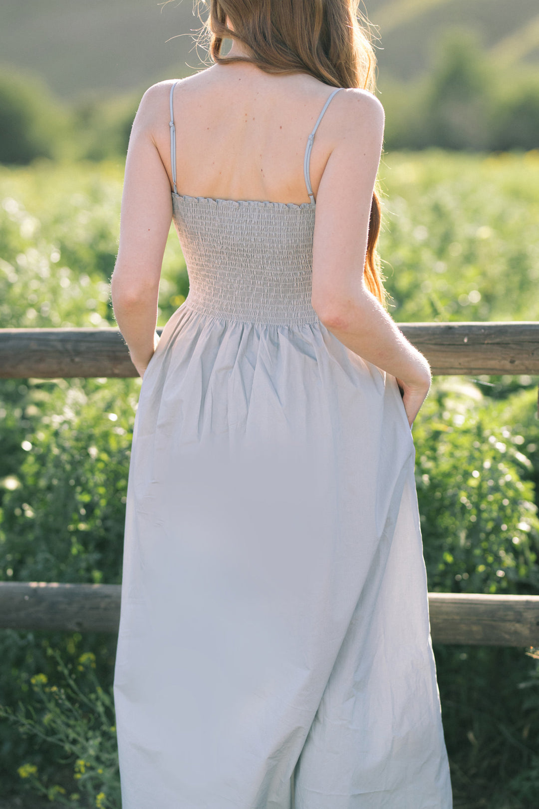 Monica Smocked Maxi Dress - Morning Lavender Boutique Dresses Monica Smocked Maxi Dress - Morning Lavender Boutique Dresses