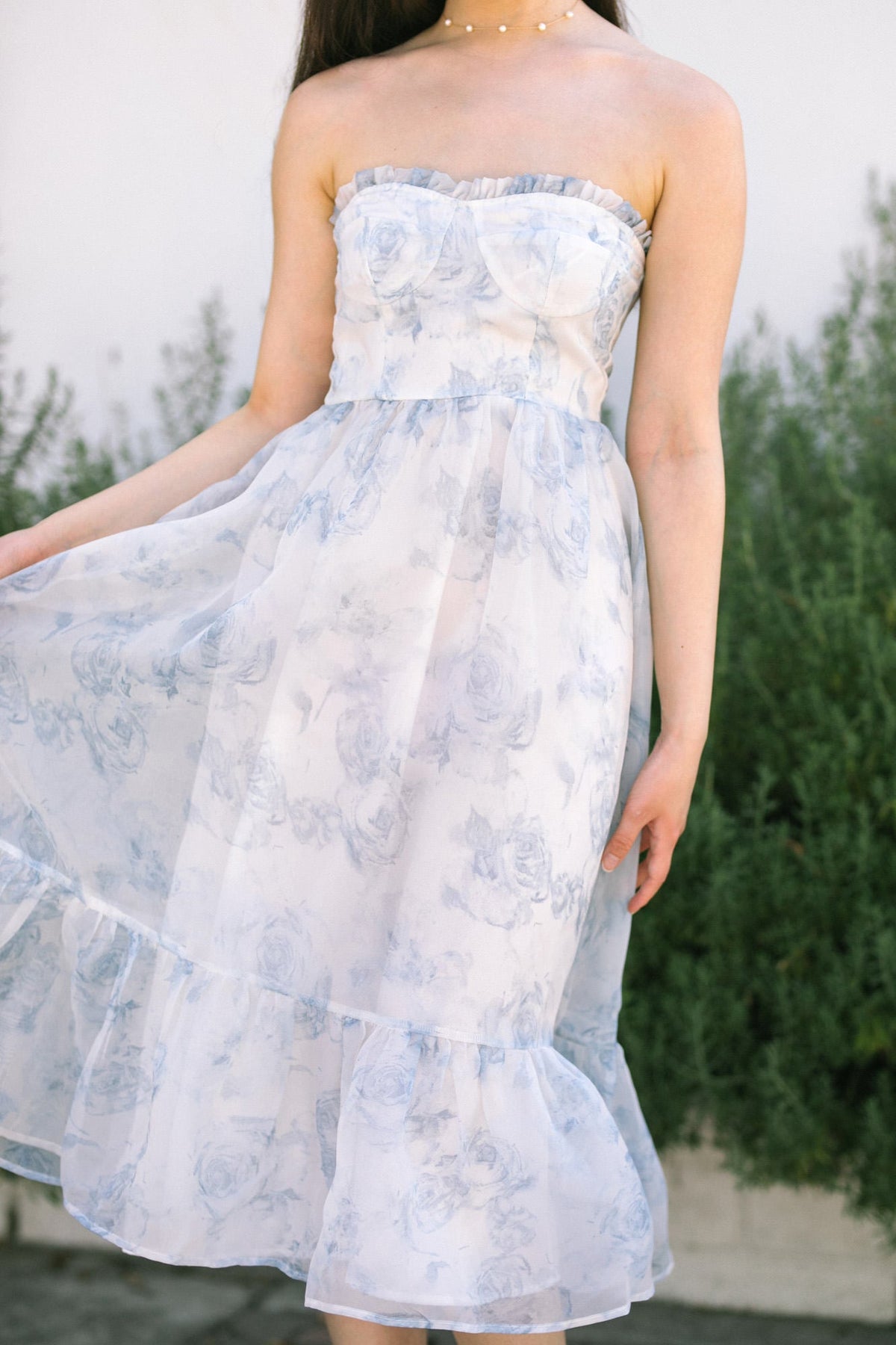 Bianca Sweetheart Midi Dress - Morning Lavender Boutique Dresses