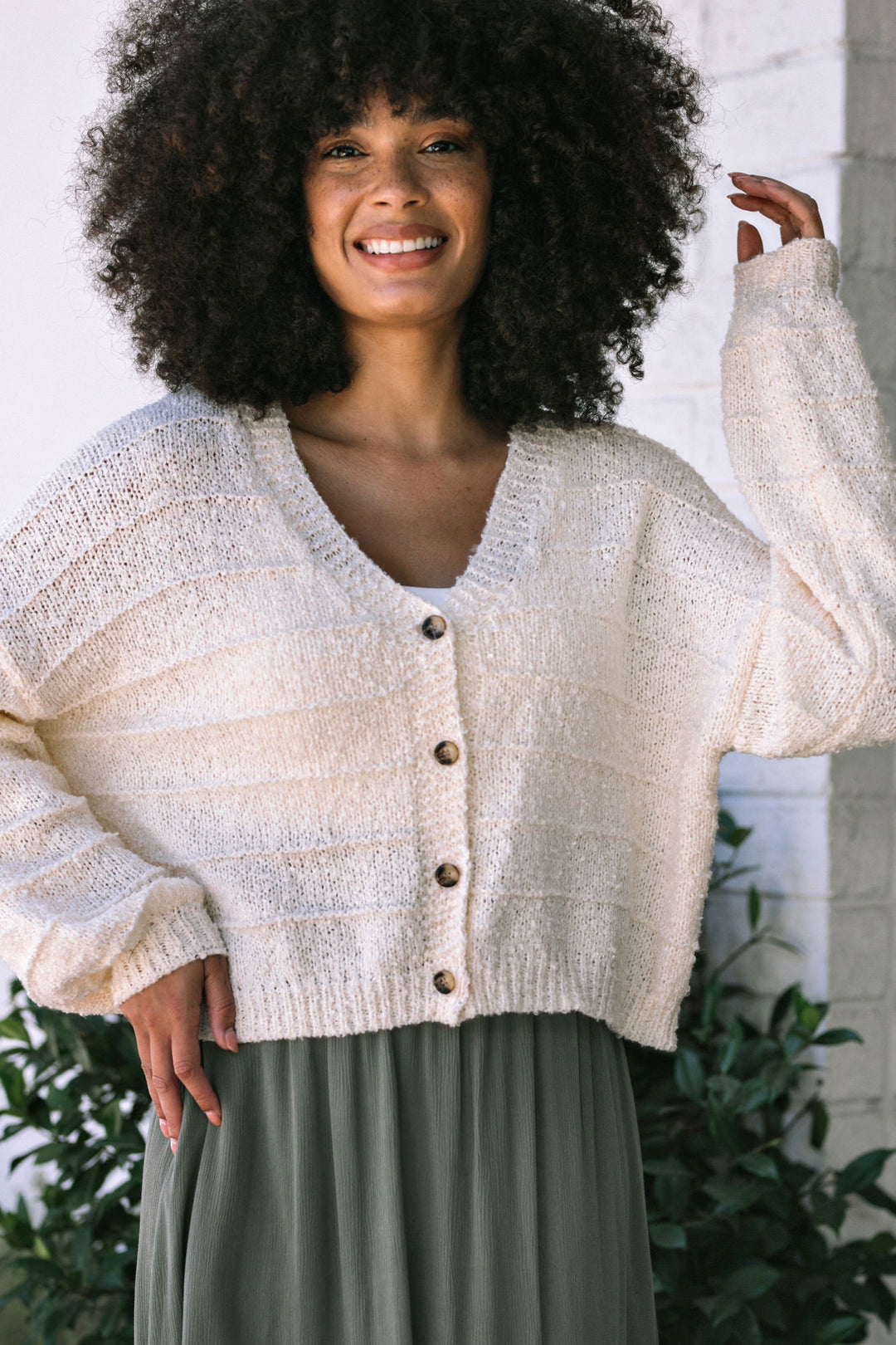 Bria Buttoned Knit Cardigan