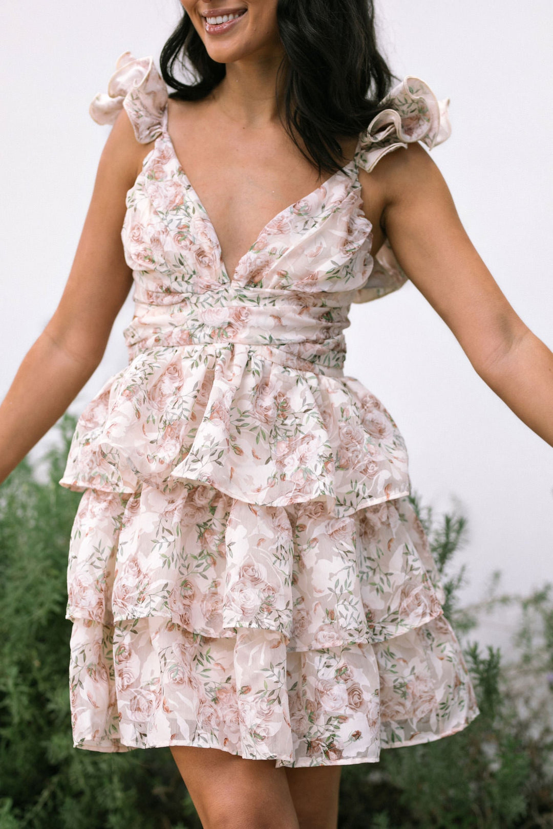 Callie Tiered Mini Dress