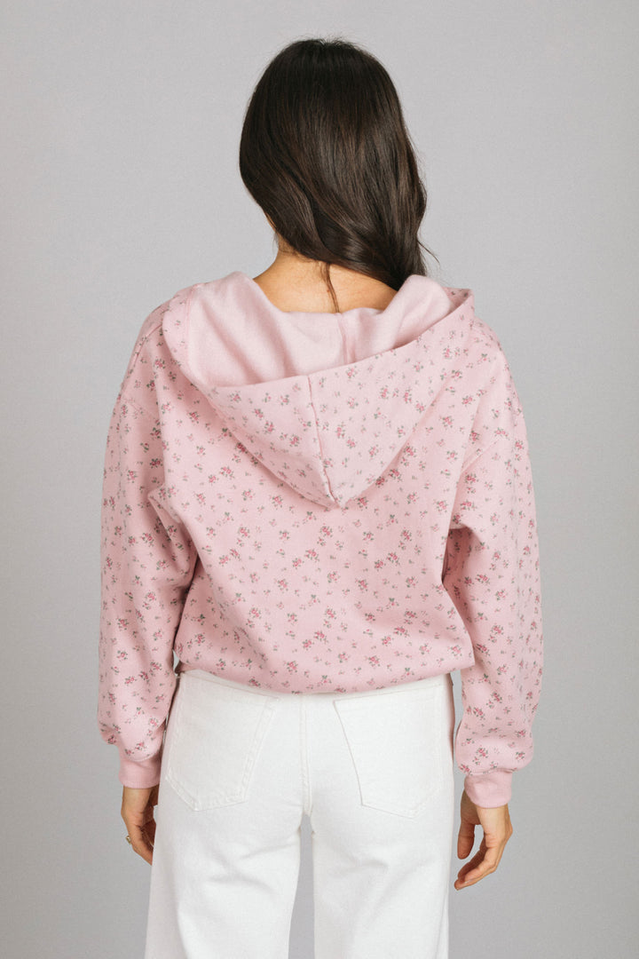 Harlow Floral Zip Hoodie
