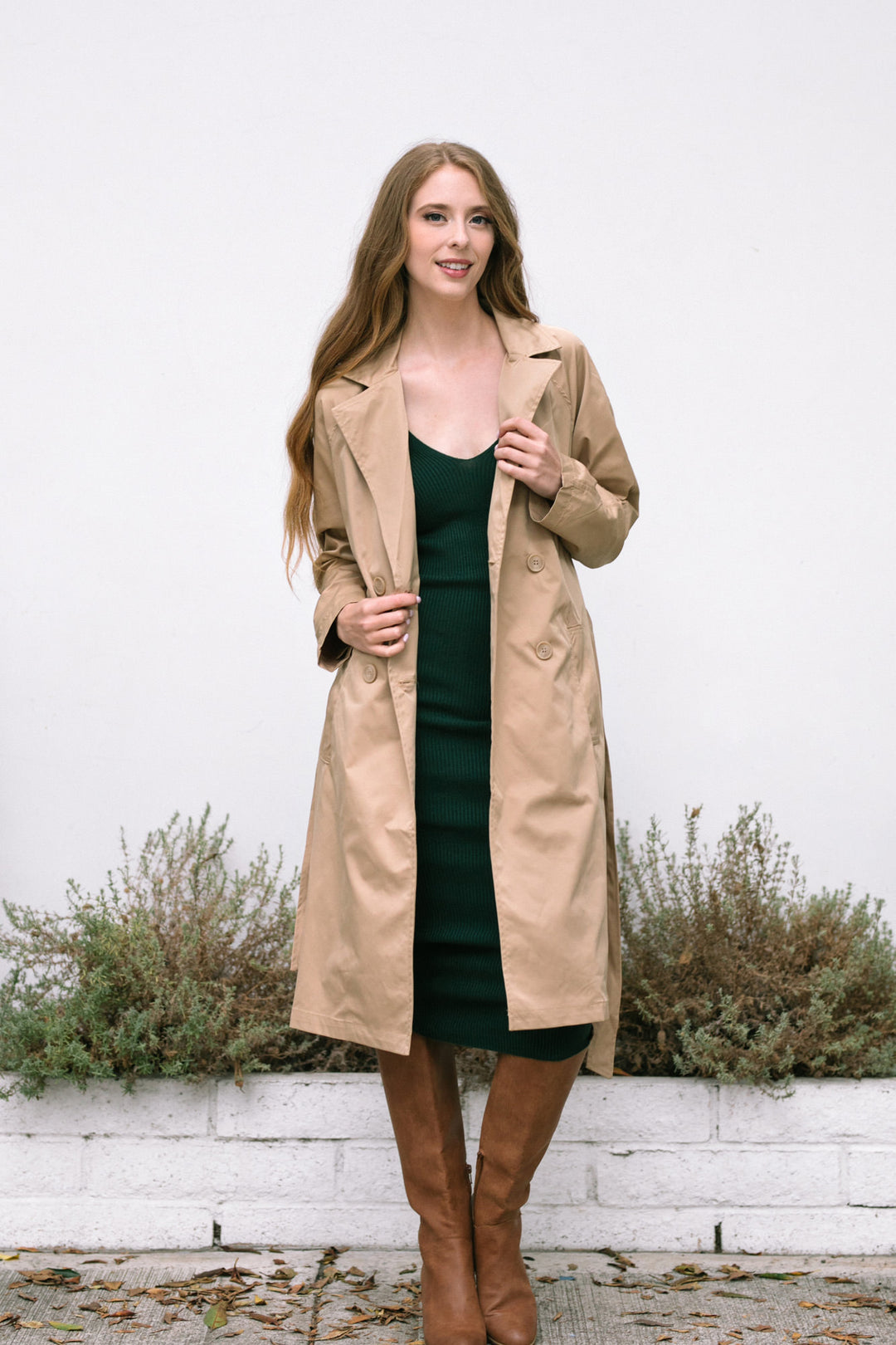 Drew Belted Trench Coat