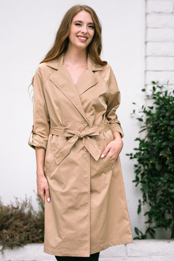 Drew Belted Trench Coat