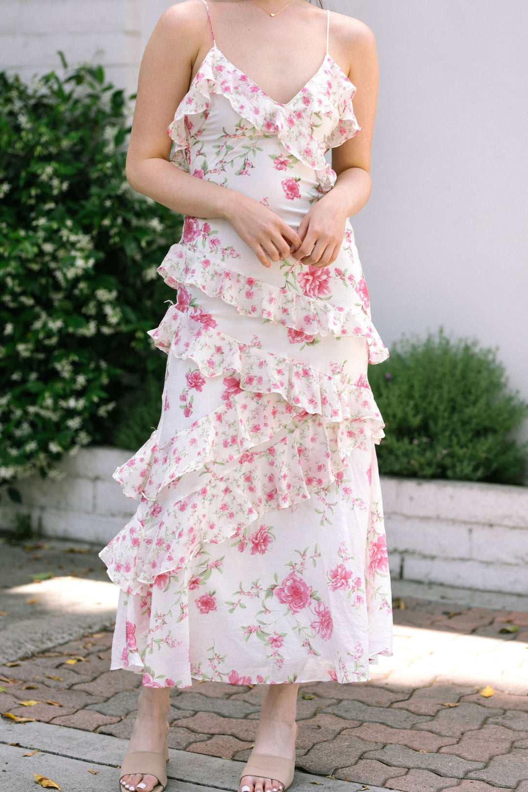 Blue Floral Maxi Dress Flowery Dress For Wedding Guest Formal Wedding Floral Dress Ruffle Dress For Blue Floral Maxi Dress Flowery Dress For Wedding Guest Formal Wedding Floral Dress Ruffle Dress For