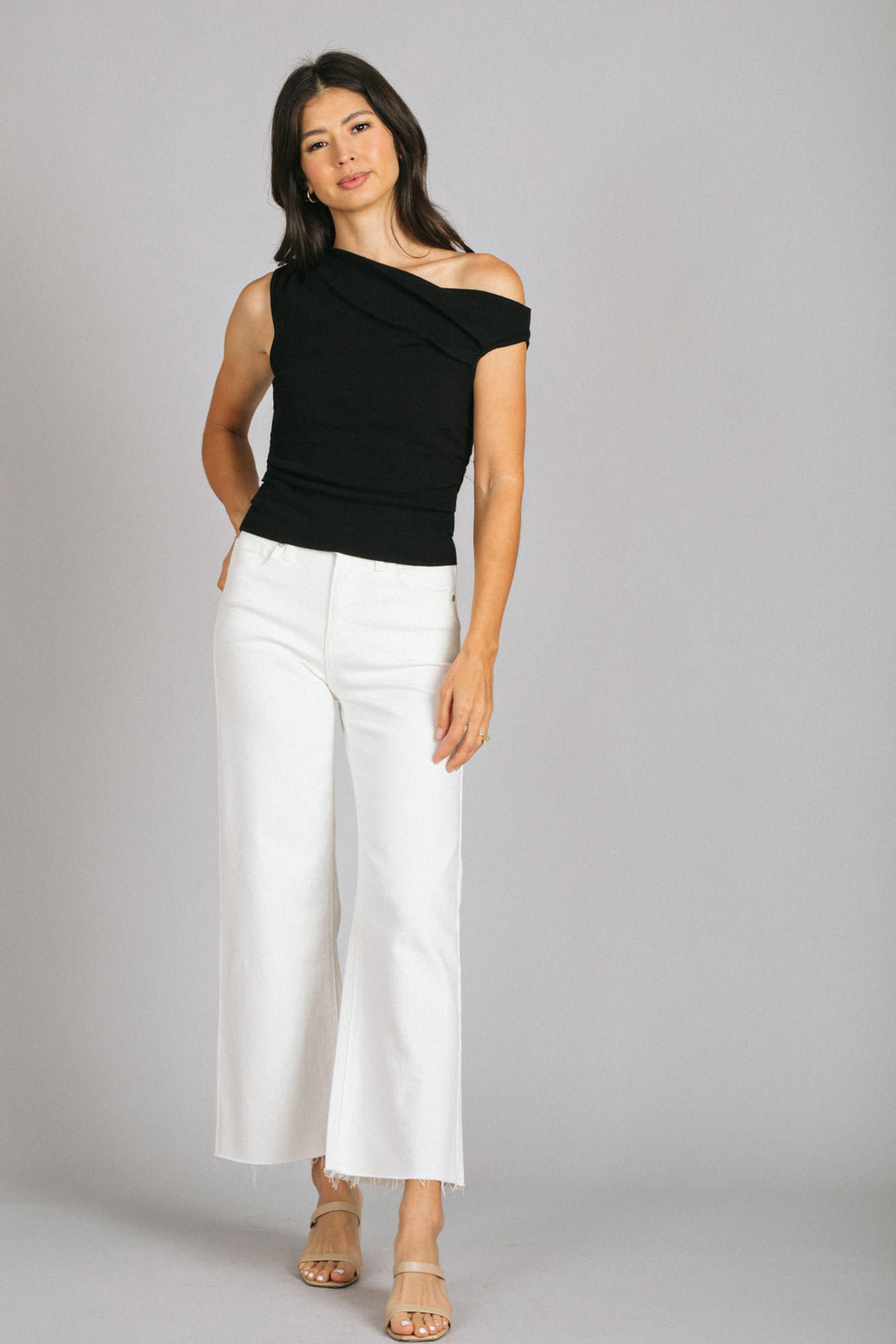 Leah Slim Wide Leg Jeans